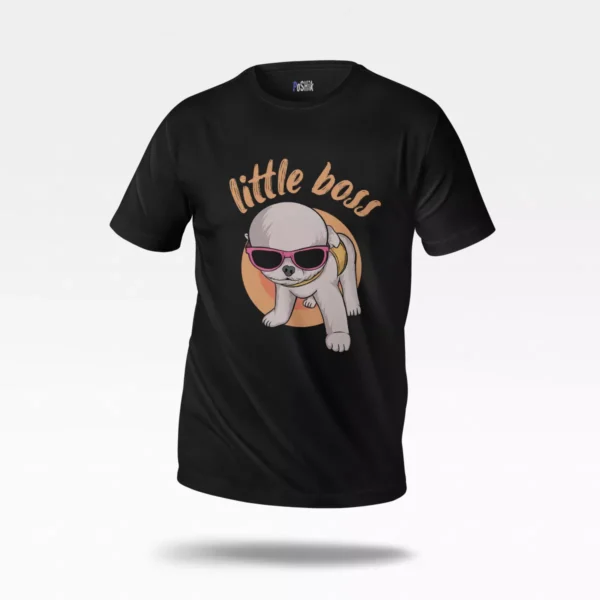 تیشرت سگ طرح Little Boss