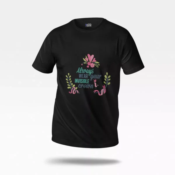 تیشرت طرح تاج نامرئی Invisible Crown