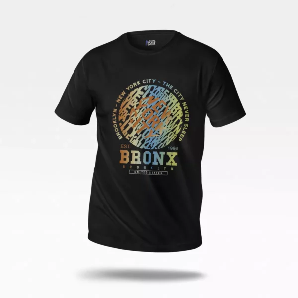 تیشرت برانکس طرح تایپوگرافی (Bronx)