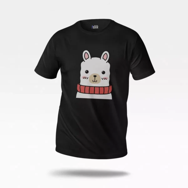 تیشرت کارتونی طرح خرس با شال گردن (Cute Bear)