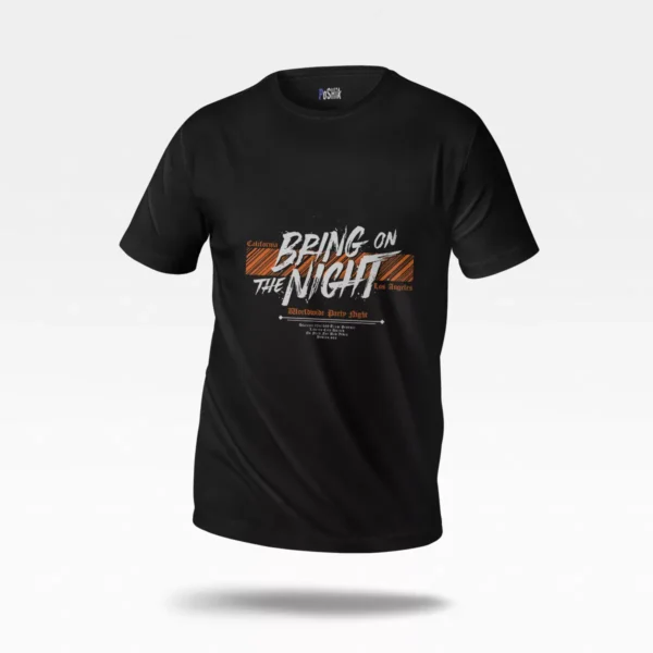 تیشرت تایپوگرافی Bring On The Night