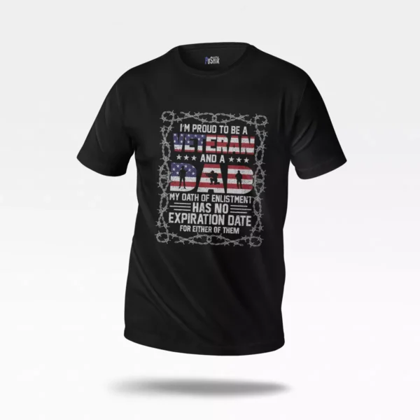 تیشرت پدر طرح Veteran Dad