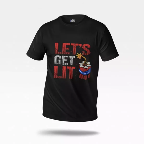 تیشرت بامزه طرح Let’s Get Lit