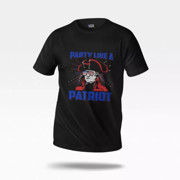 تیشرت بامزه طرح Party Like A Patriot