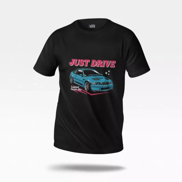 تیشرت بی‌ام‌و طرح Just Drive