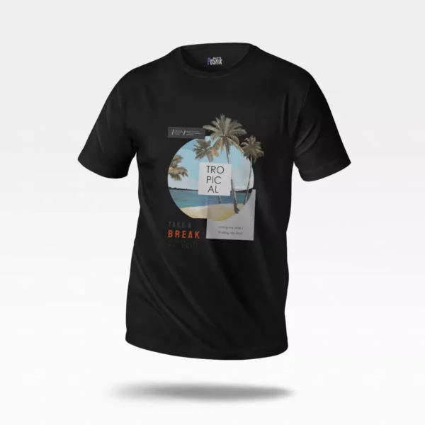 تیشرت تابستانی طرح Tropical Take A Break