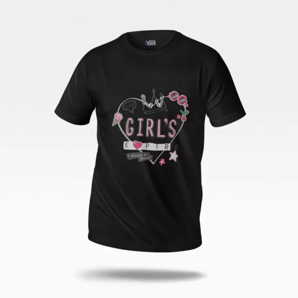 تیشرت دخترانه طرح Girl’s Inspire