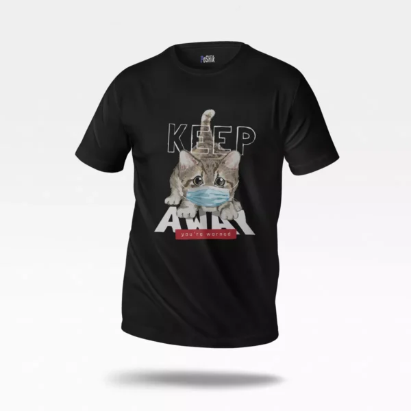 تیشرت گربه طرح Keep Away