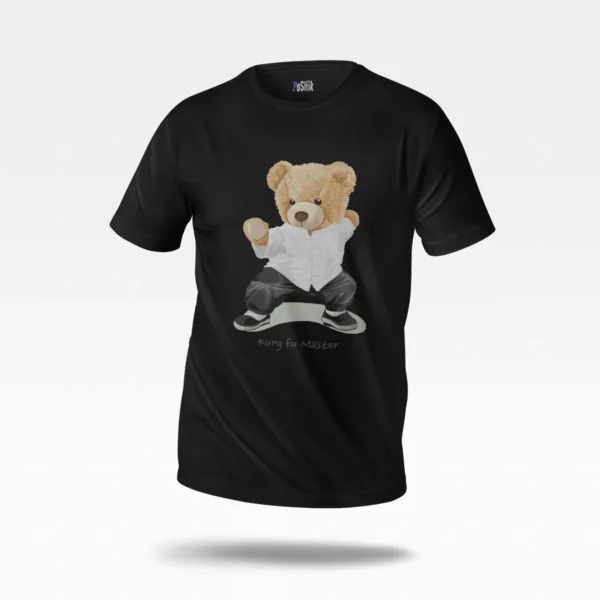 تیشرت خرس طرح Kung Fu Master