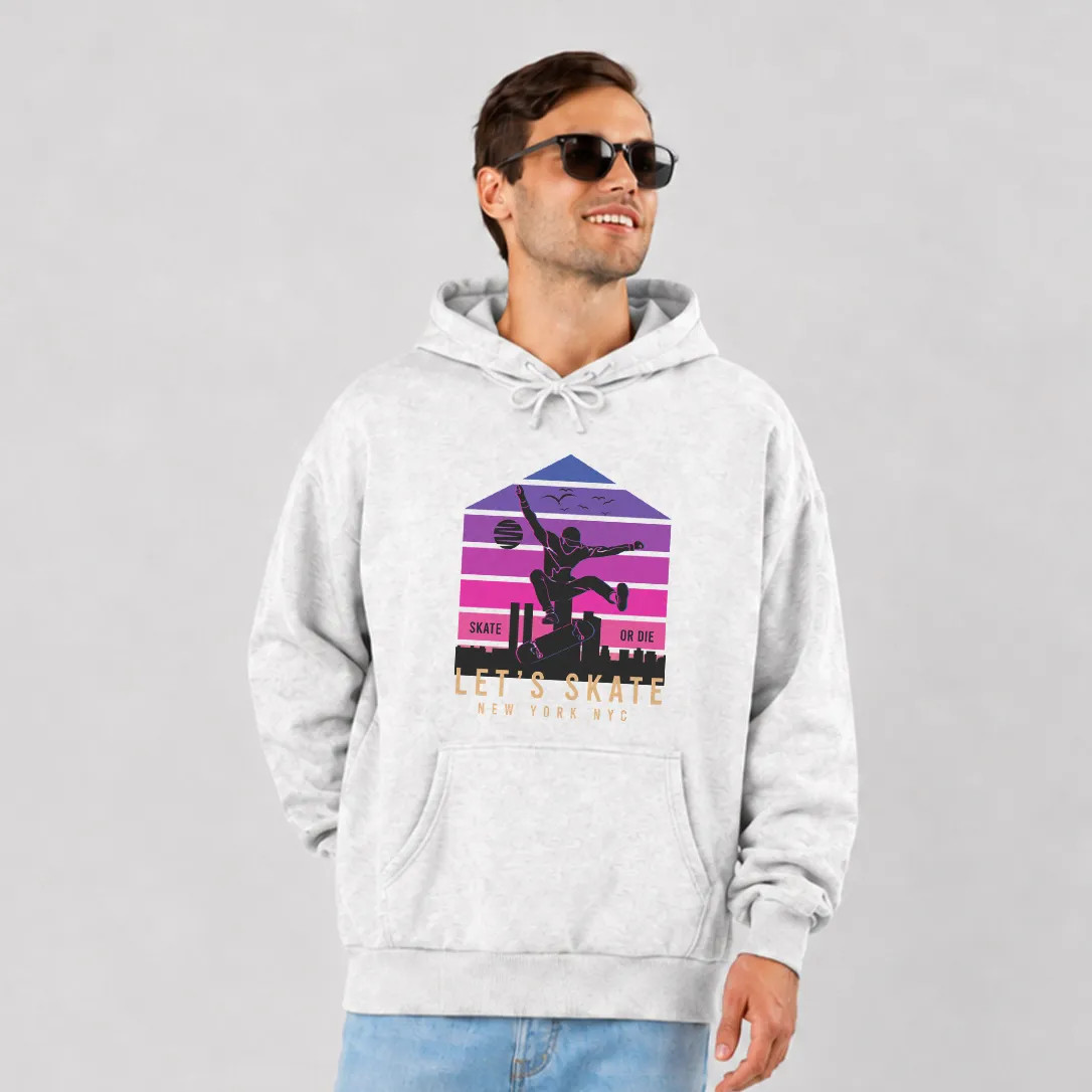 هودی طرح اسکیت Let's Skate New York