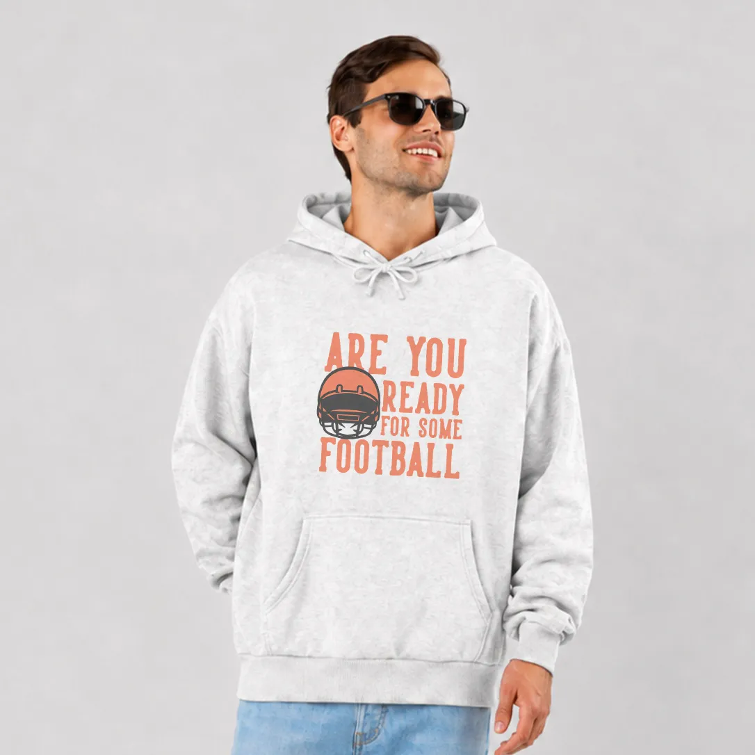هودی طرح کلاه فوتبال Are You Ready for Some Football