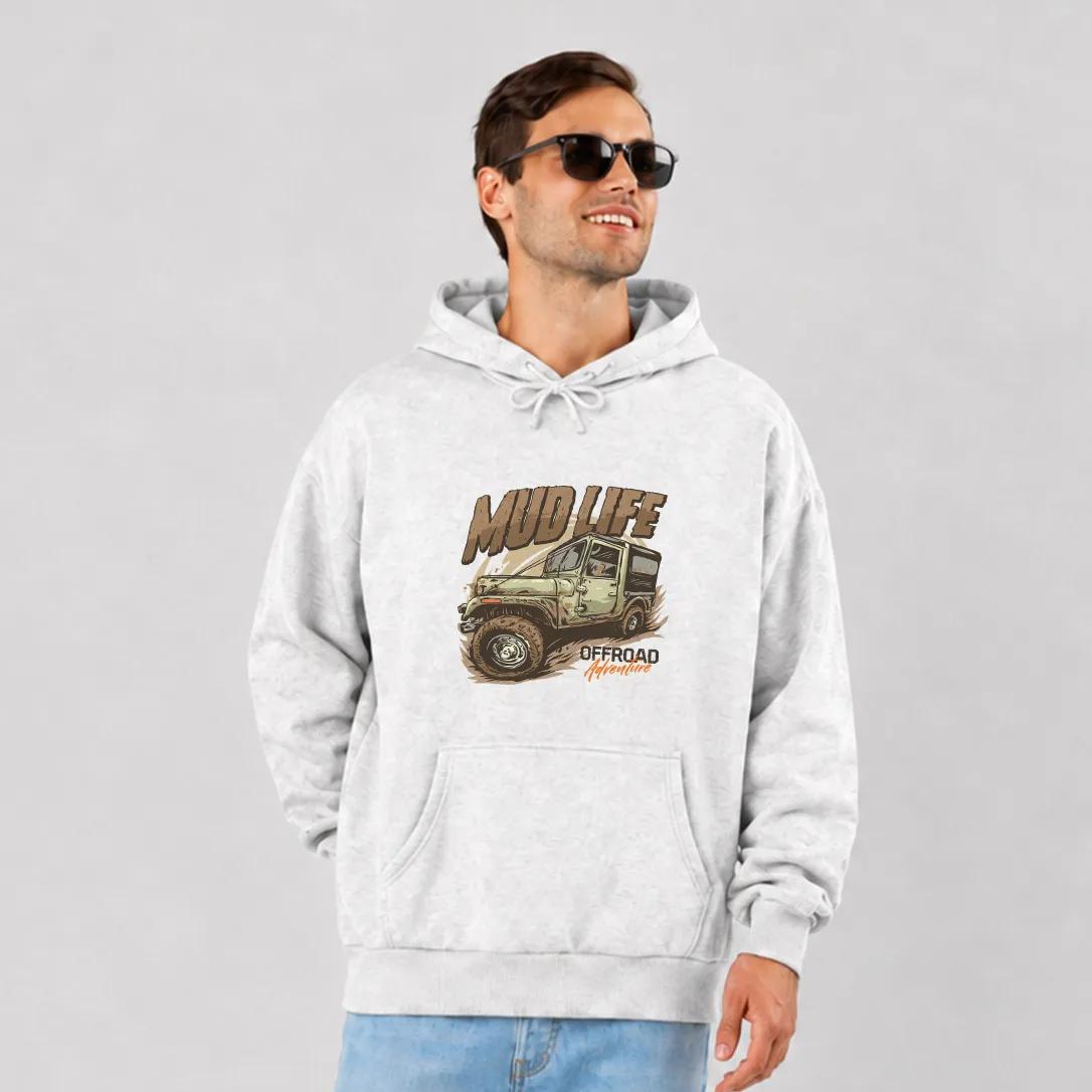 هودی خودرو طرح Mud Life Offroad