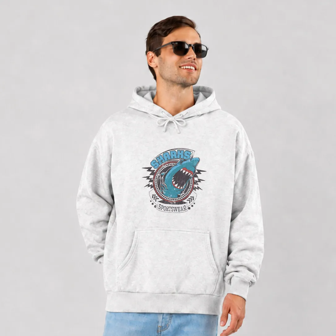 هودی کوسه وینتیج طرح Sportswear