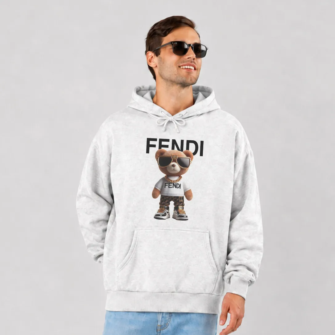 هودی خرس طرح Fendi