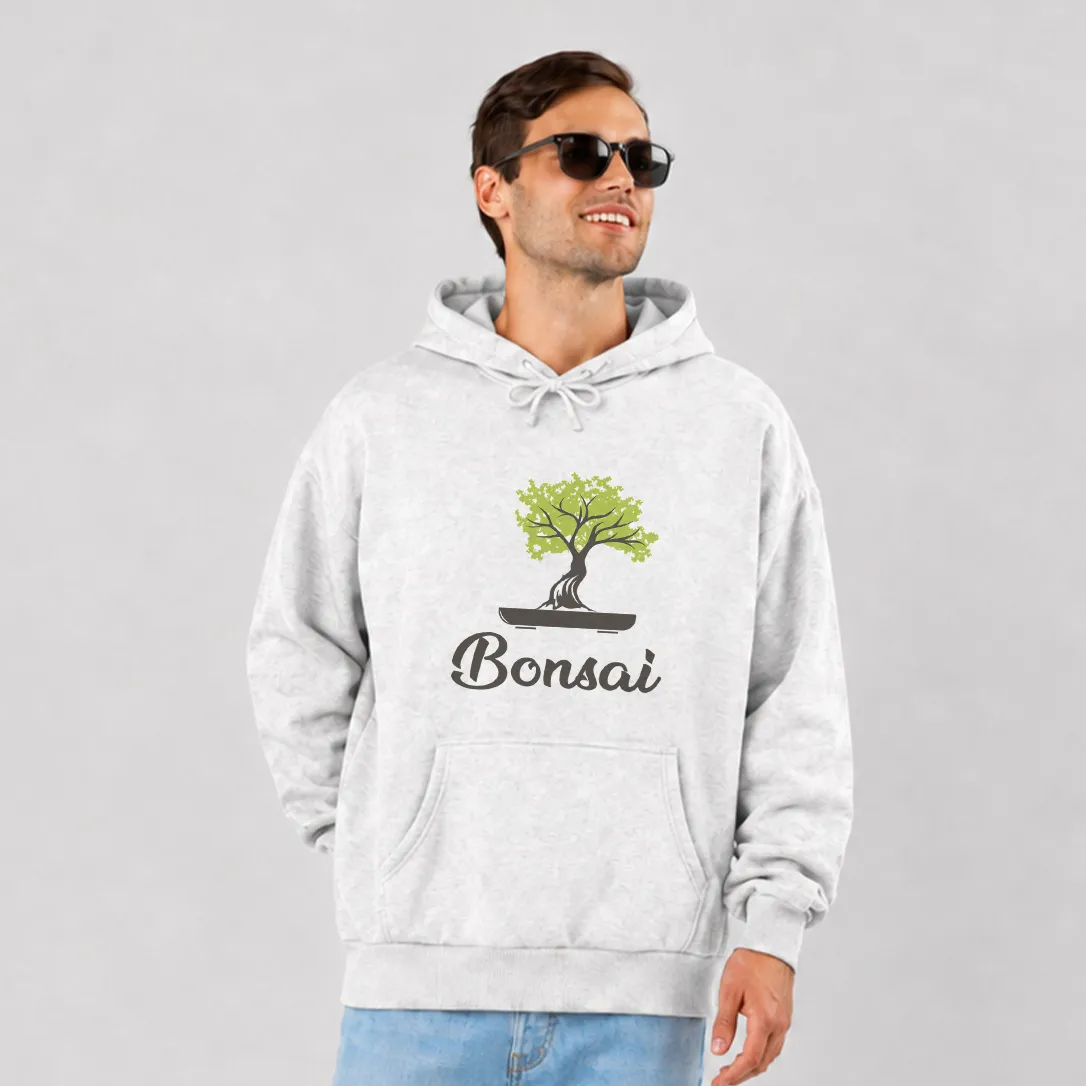 هودی طرح بونسای سبز Bonsai کد 19402