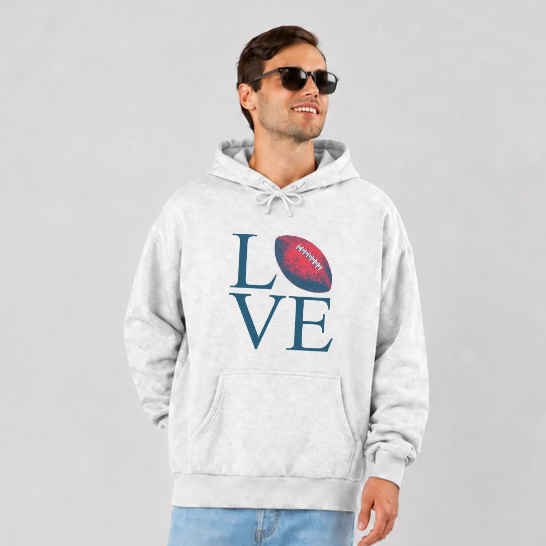 هودی فوتبال آمریکایی طرح Love