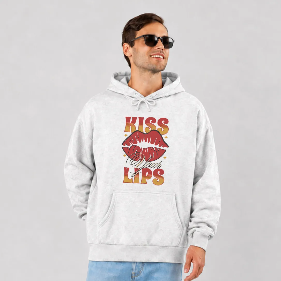 هودی بوسه عاشقانه طرح Kiss Your Lips