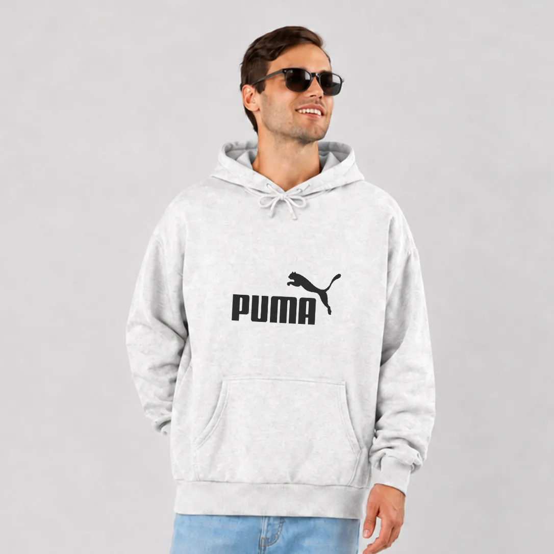 هودی پوما طرح لوگوی کلاسیک مشکی (Puma)