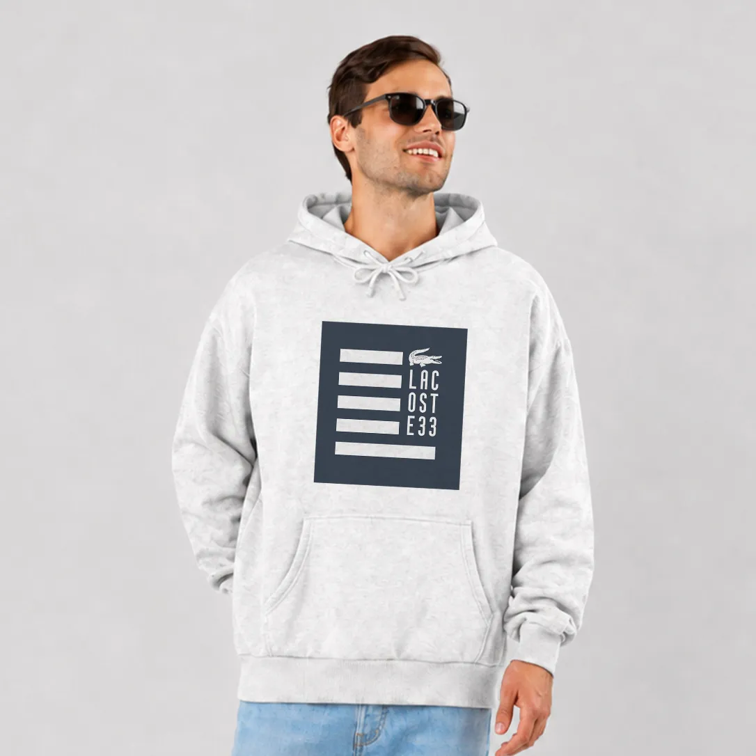 هودی لاکوست طرح لوگوی گرافیکی E33 (Lacoste)
