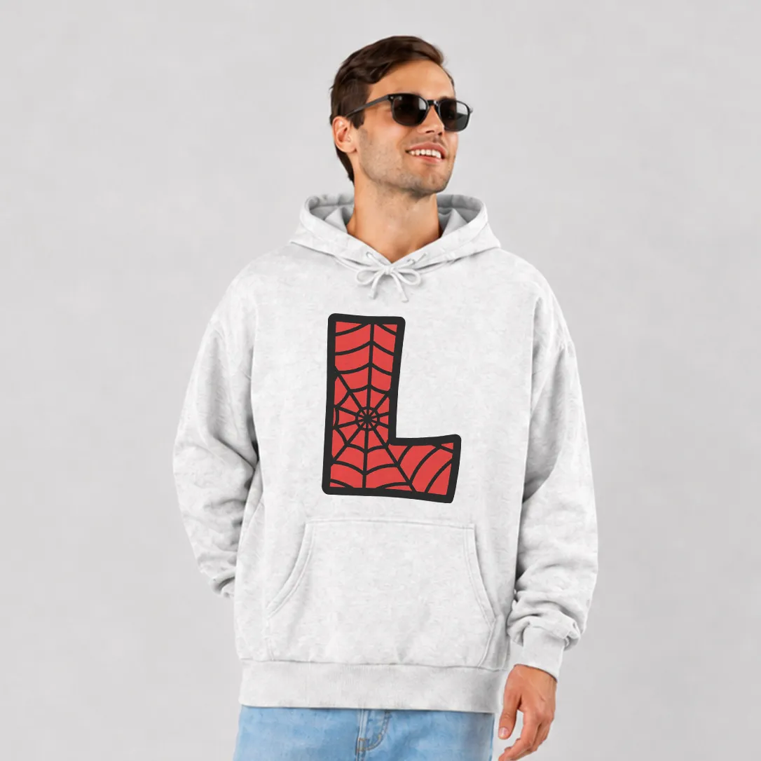 هودی مرد عنکبوتی طرح حرف L (Spider-Man Letter L) کد 26024