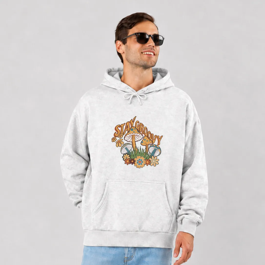 هودی قارچ طرح استی گروووی (Stay Groovy)