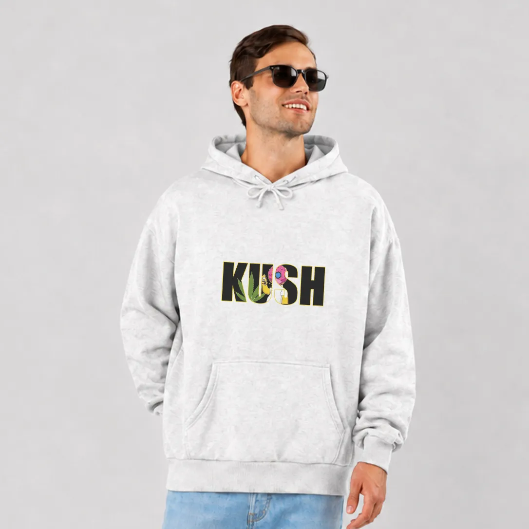 هودی تایپوگرافی رنگارنگ Kush