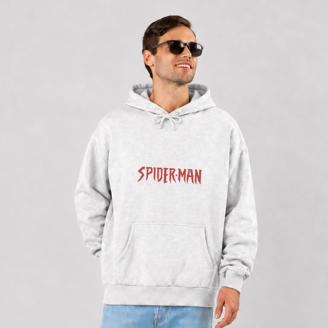 هودی مرد عنکبوتی طرح تایپوگرافی قرمز (Spider-Man)