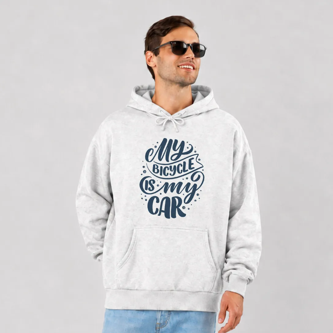 هودی دوچرخه‌سواری طرح My Bicycle Is My Car