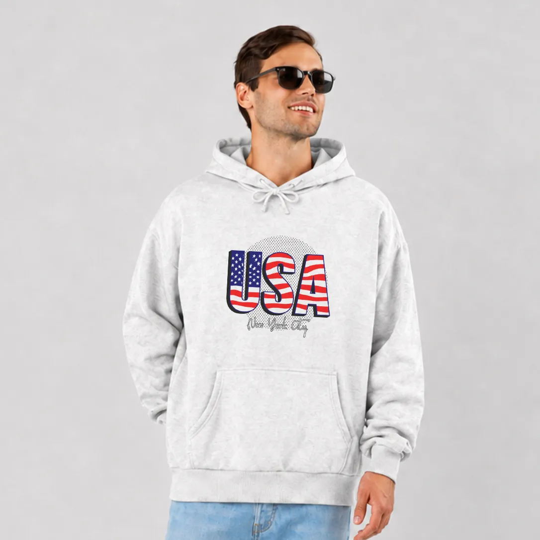 هودی آمریکا طرح تایپوگرافی USA وینتیج