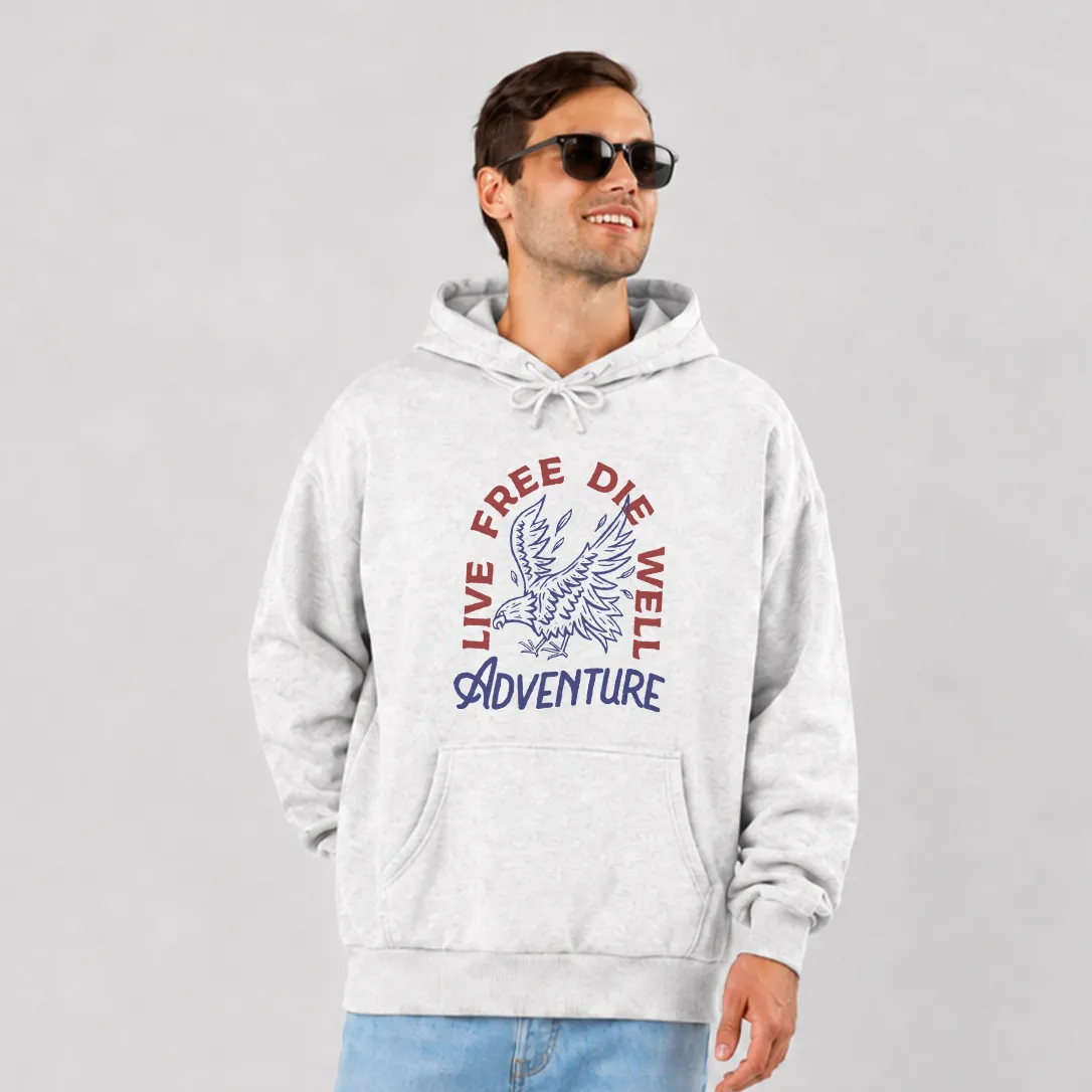 هودی عقاب طرح Live Free Adventure