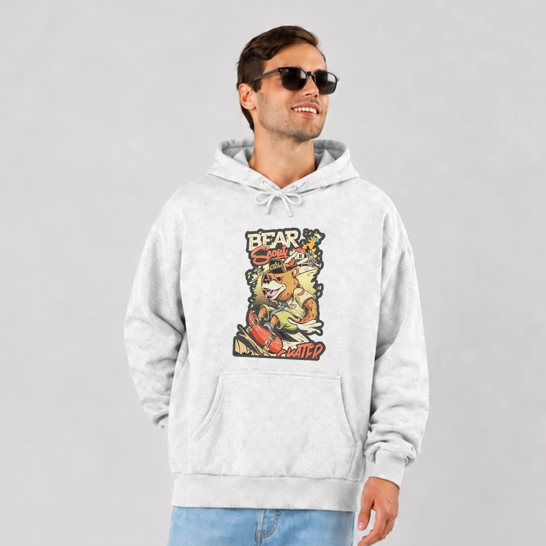 هودی خرس اسکیت‌سوار طرح استریت‌ویر (Bear Skater)