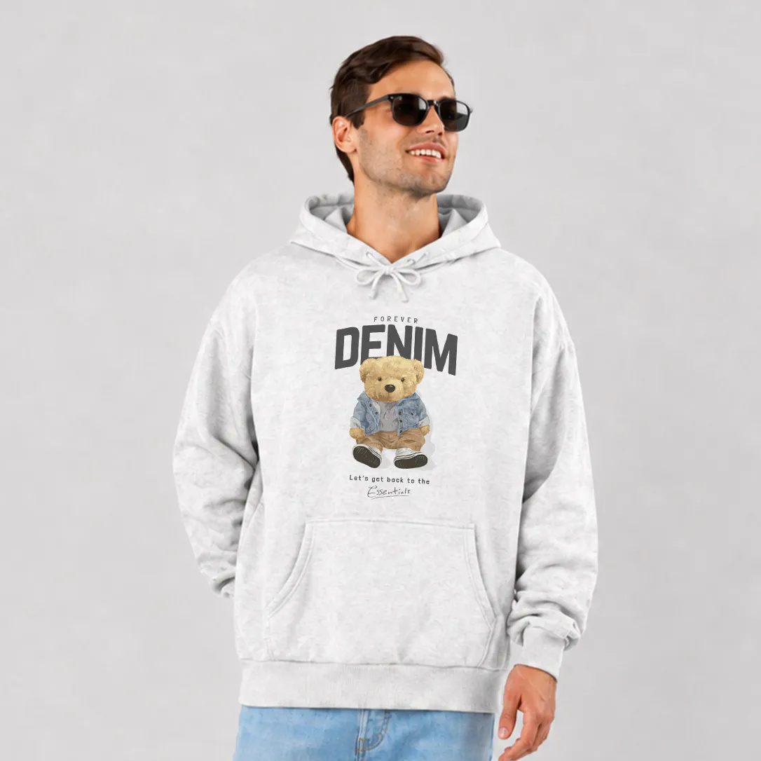 هودی خرس عروسکی طرح Forever Denim