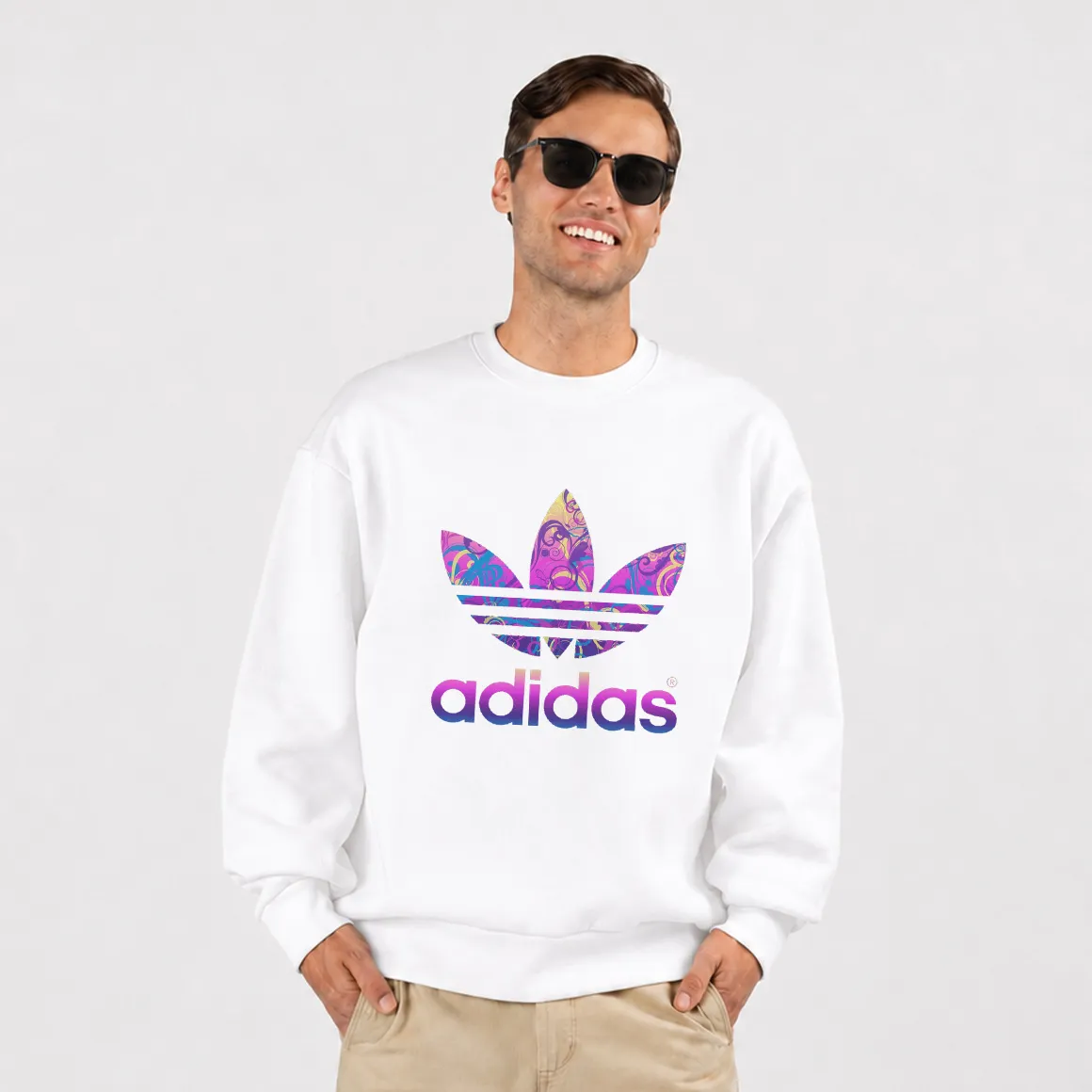 دورس آدیداس طرح لوگوی رنگارنگ هنری (Adidas)