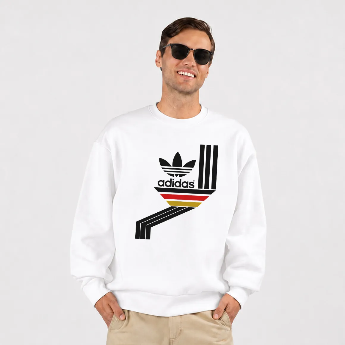 دورس آدیداس طرح لوگوی هندسی رترو (Adidas)