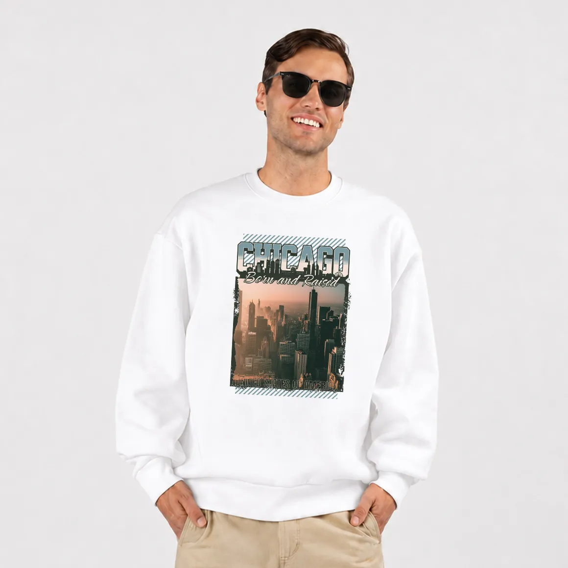 دورس شیکاگو طرح خط آسمان شهر (Chicago Skyline)