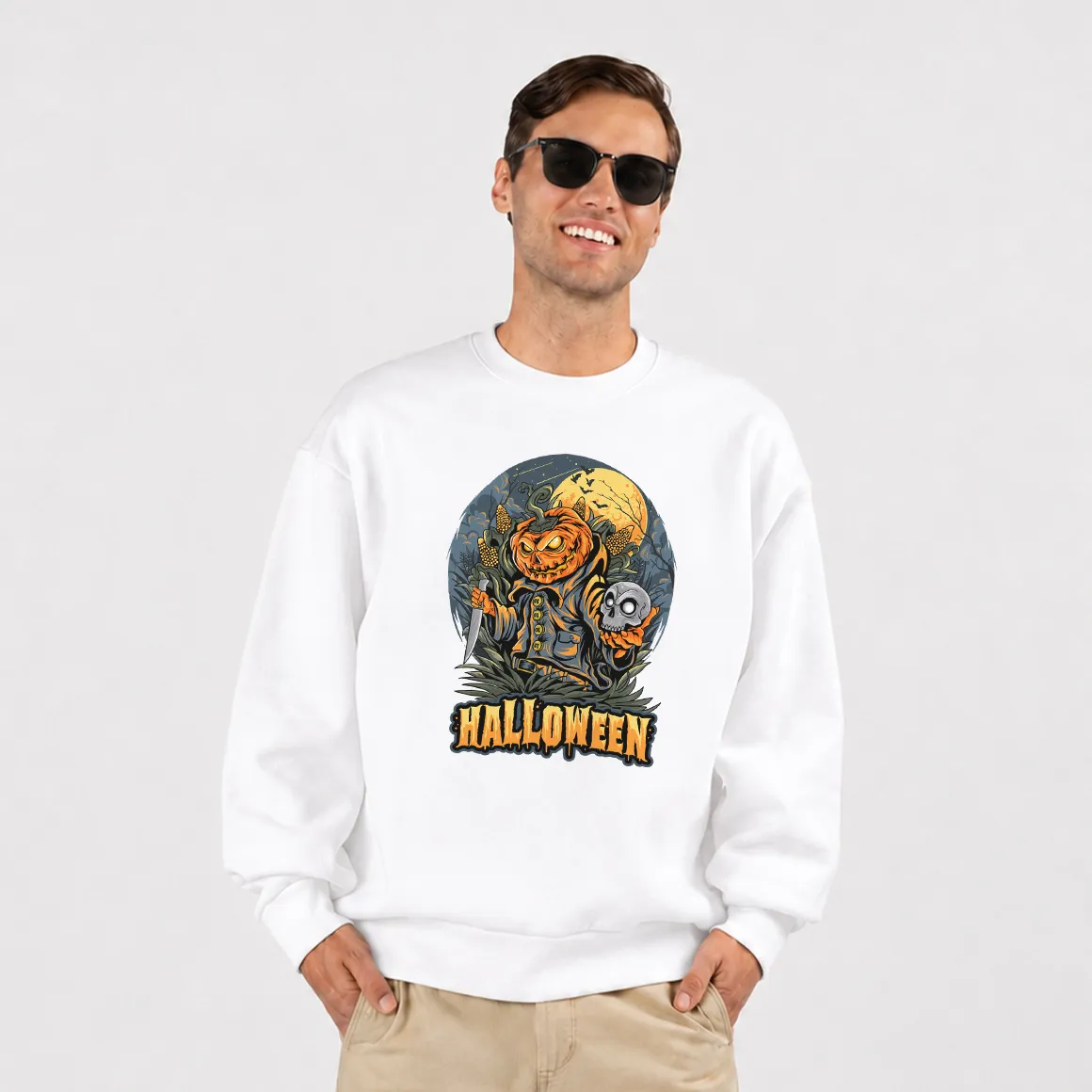 دورس طرح کدو و جمجمه Halloween