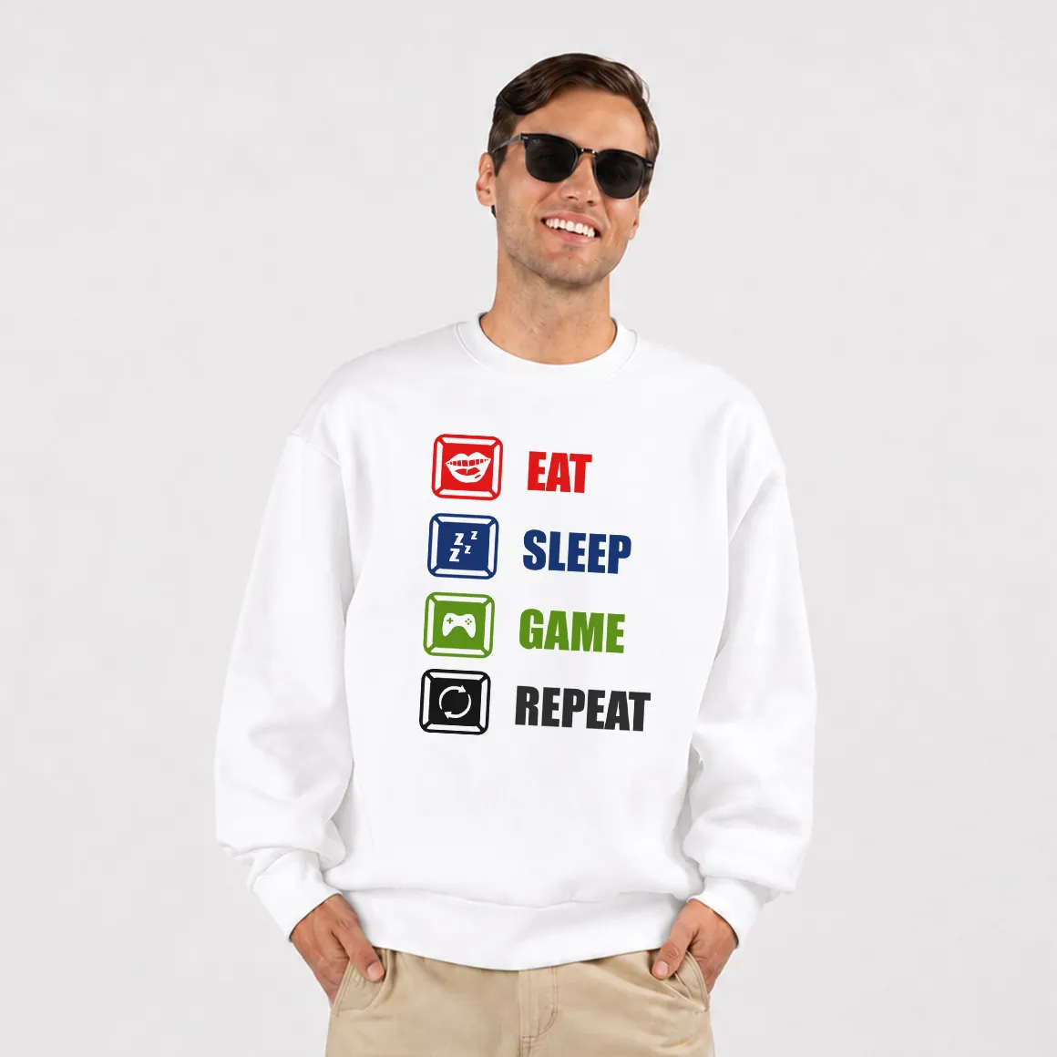 دورس طرح Eat Sleep Game Repeat