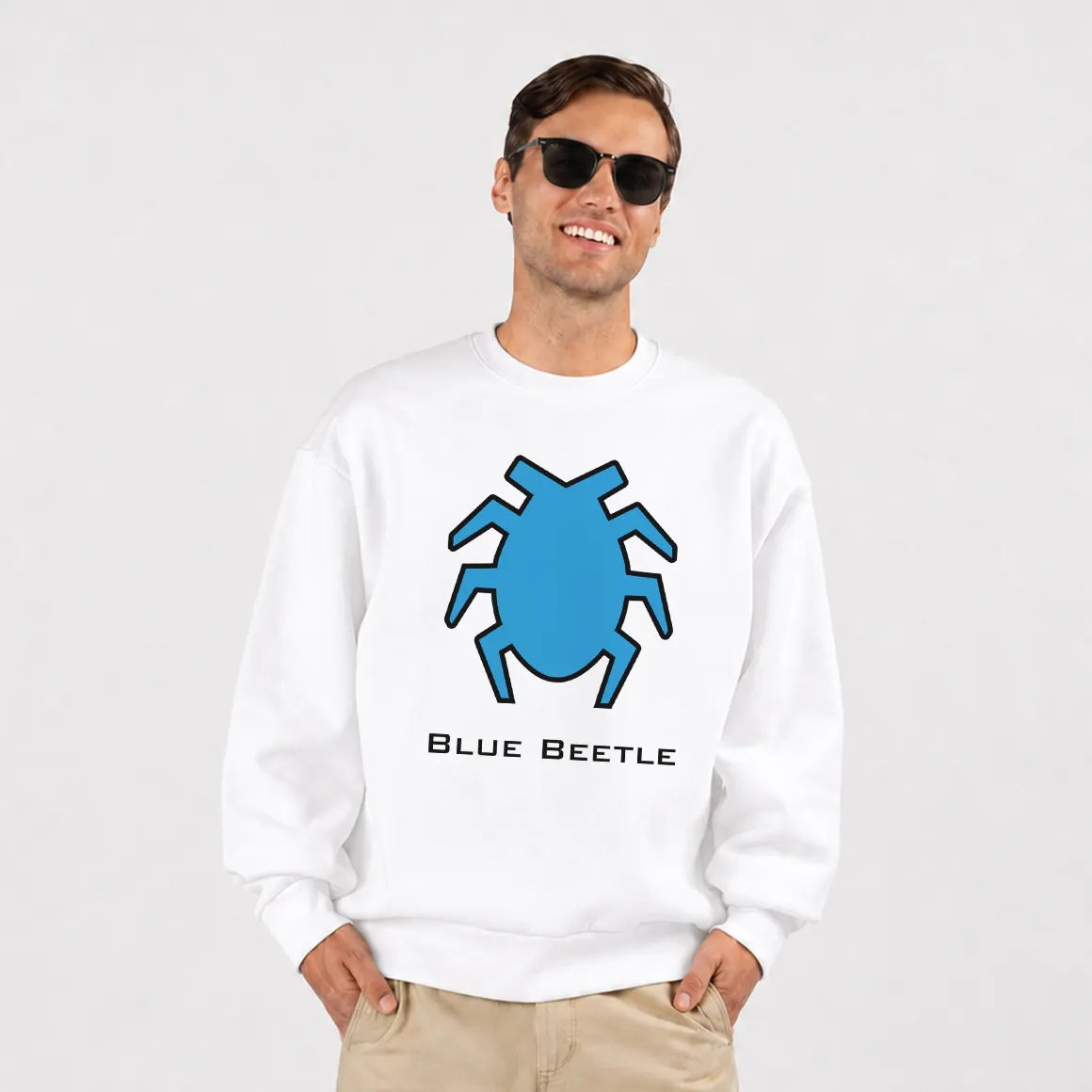 دورس دی‌سی طرح لوگوی بلو بیتل (Blue Beetle)