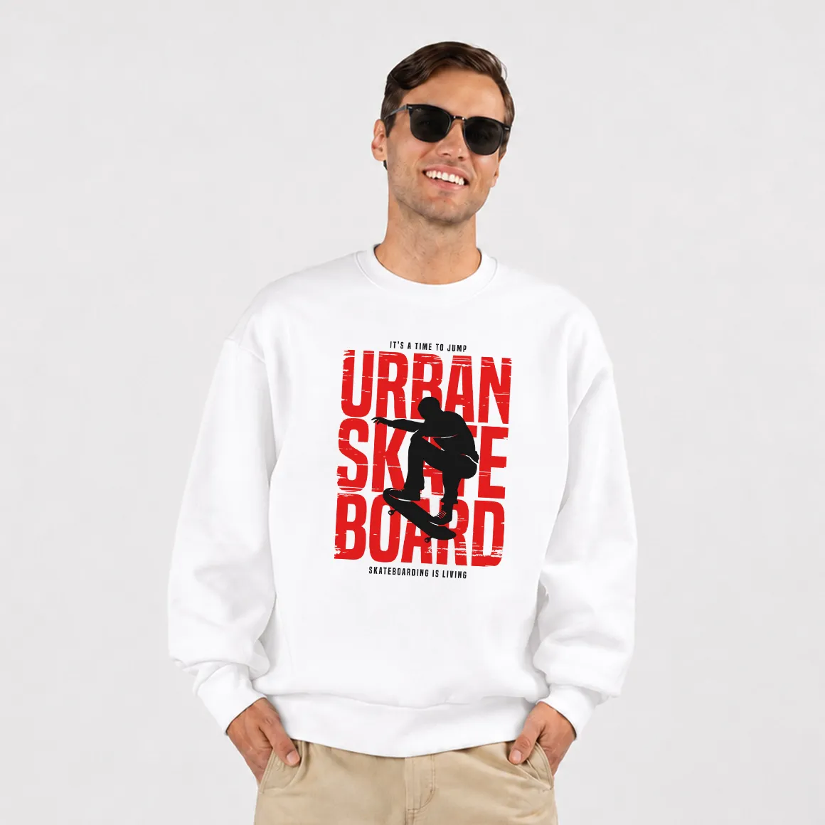 دورس اسکیت‌برد طرح تایپوگرافی Urban Skateboard کد 17041