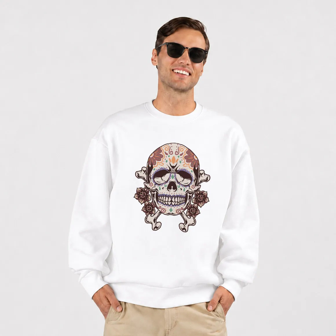 دورس جمجمه طرح تتو مکزیکی (Sugar Skull)