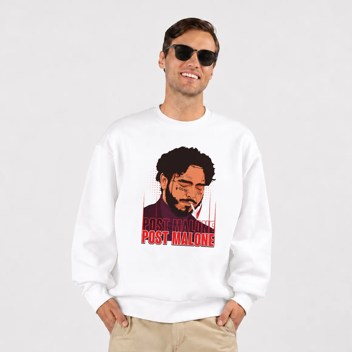 دورس پست مالون طرح پرتره (Post Malone)