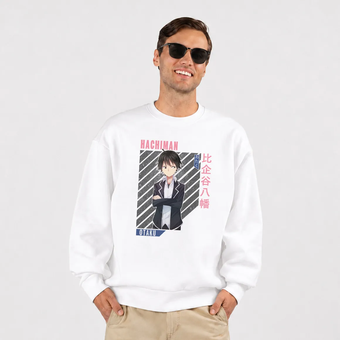 دورس انیمه طرح پوستر هاچیمان راه‌راه آبی (Hachiman)