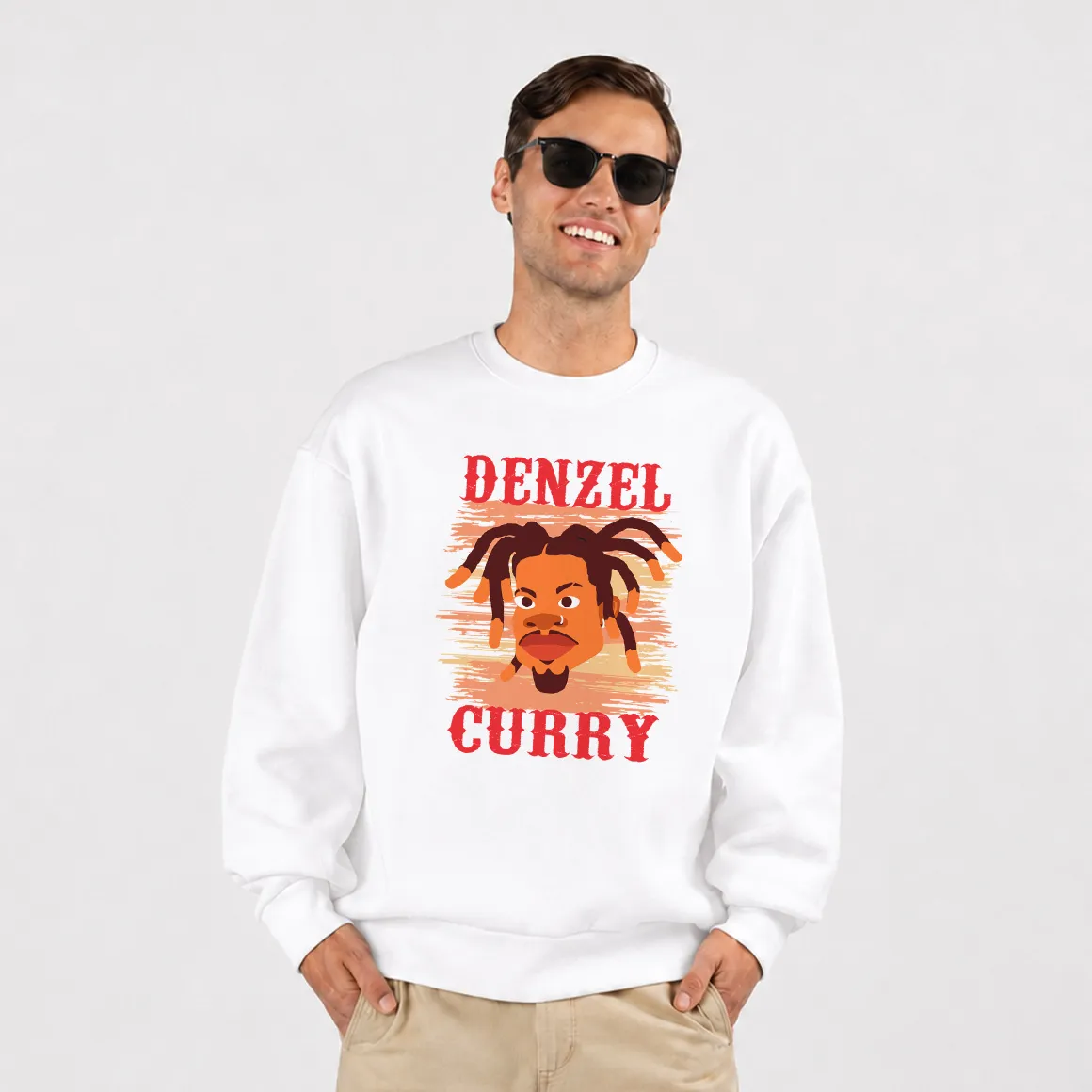 دورس دنزل کری طرح پرتره کارتونی (Denzel Curry)