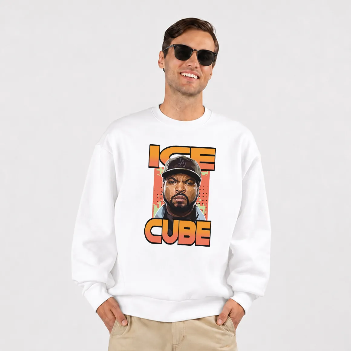 دورس آیس کیوب طرح پرتره رپر آمریکایی (Ice Cube)