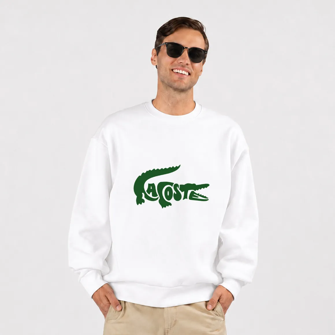 دورس لاکوست طرح تمساح تایپوگرافی (Lacoste)