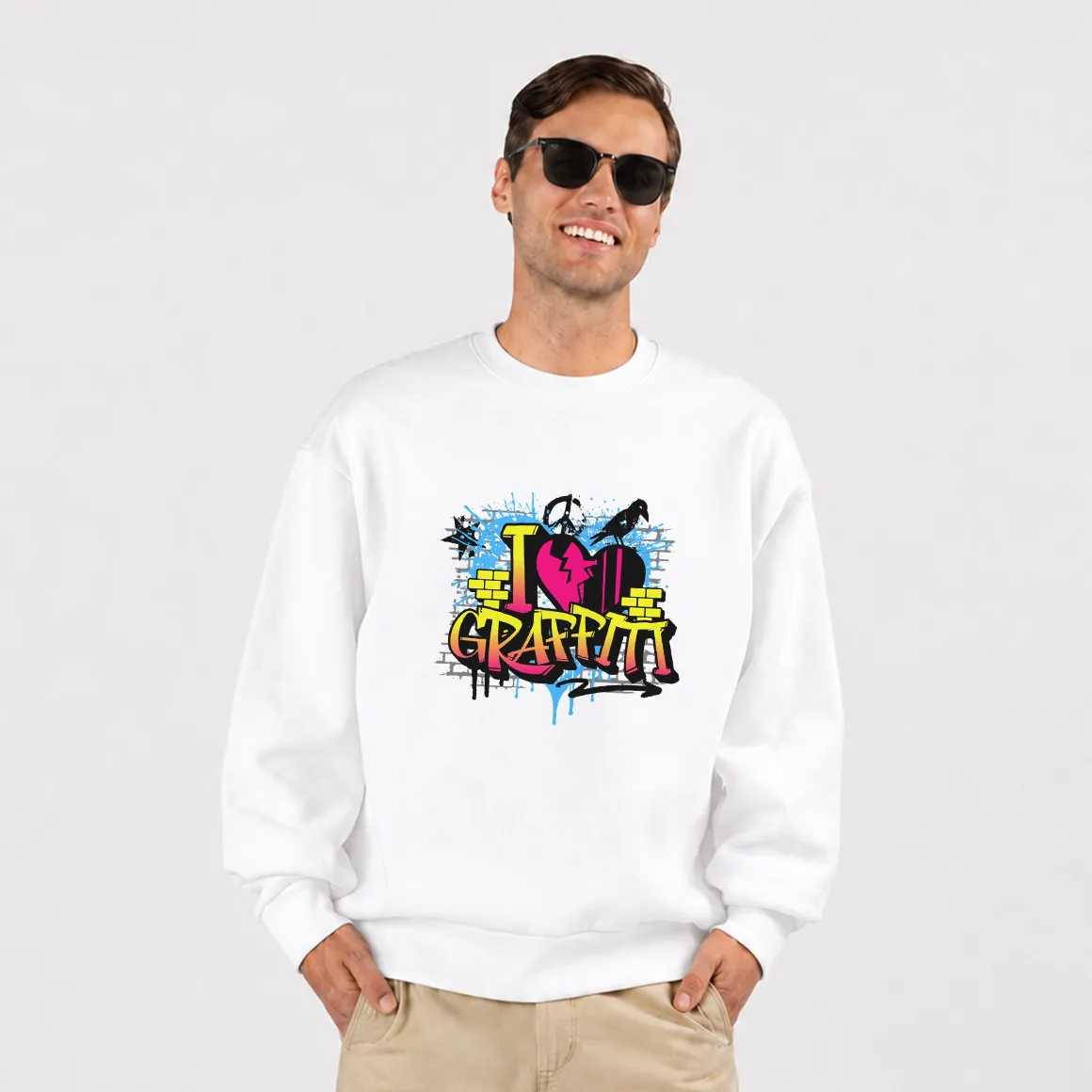 دورس گرافیتی عاشقانه نوشته I Love Graffiti