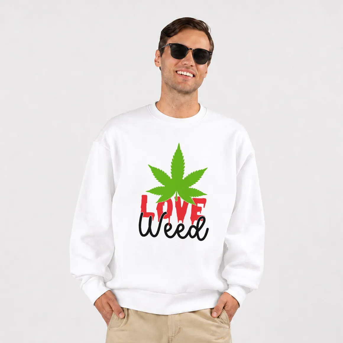 دورس ماری‌جوانا طرح برگ سبز Love Weed