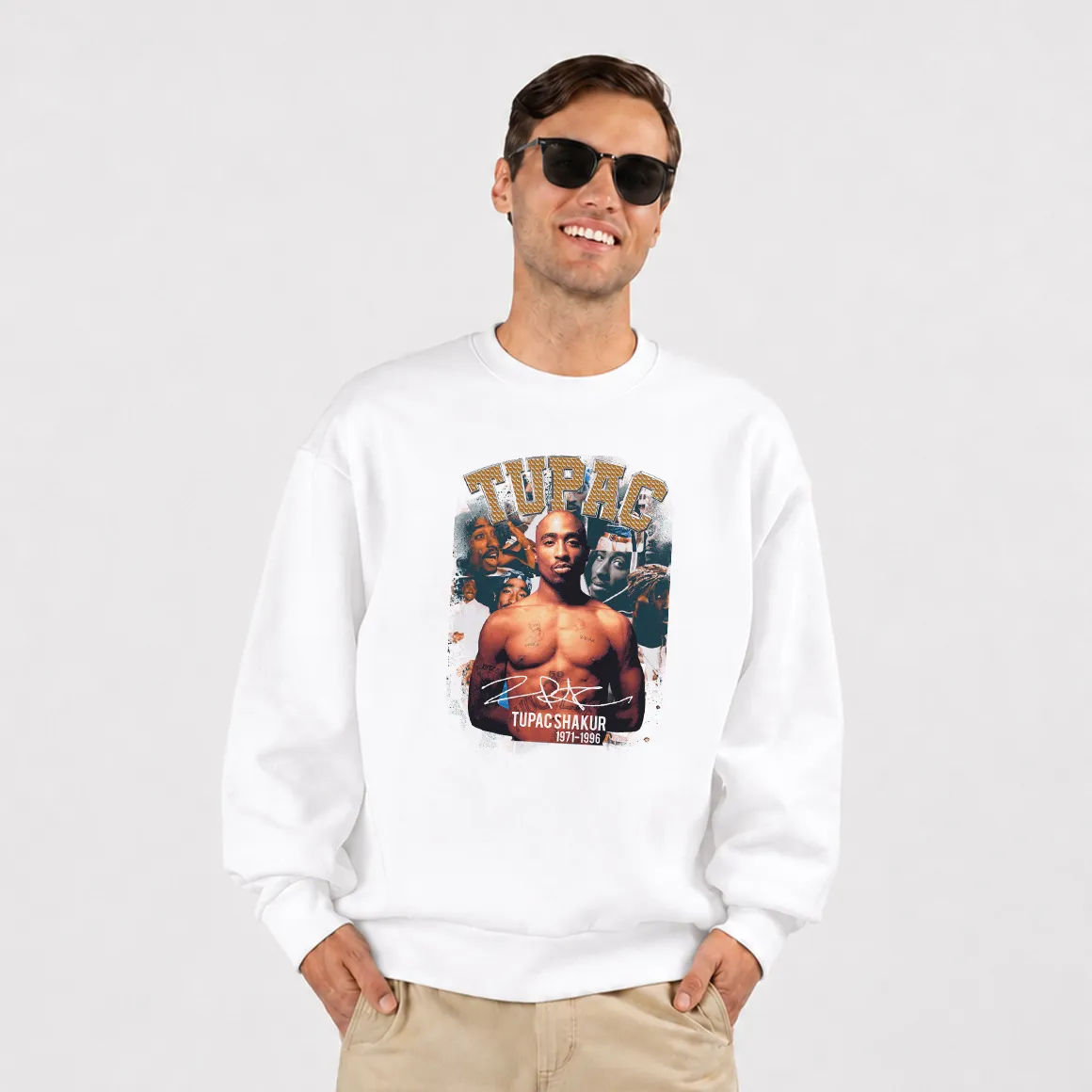 دورس توپاک شکور طرح کلاژ پرتره (2Pac)