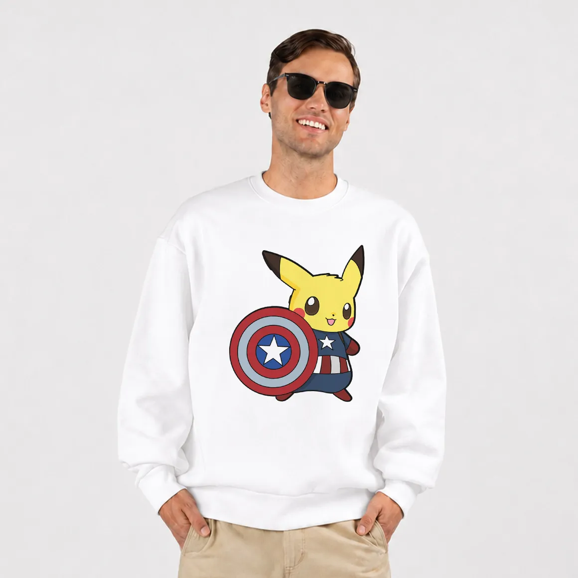 دورس پوکمون و مارول طرح پیکاچو کاپیتان آمریکا کد 25632