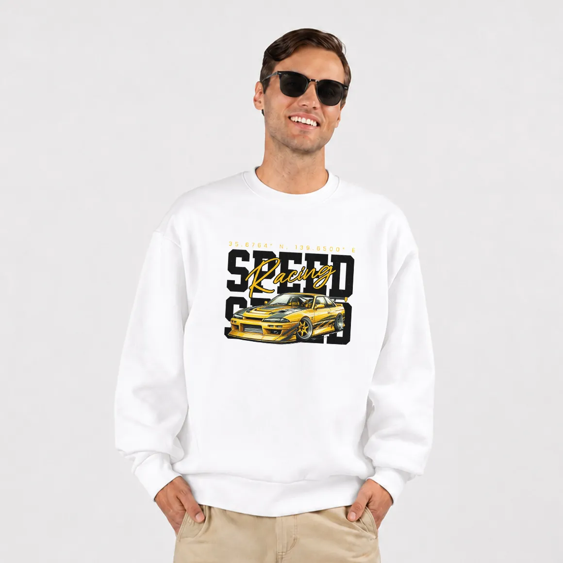 دورس ماشین اسپرت طرح Racing Gold Speed